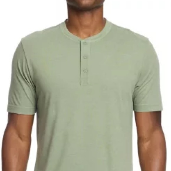New Mens Green Short Sleeve Tee Relaxed Fit Size XL - Picture 3 of 4